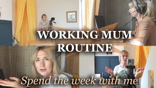 WORKING MUM ROUTINE UK | SPEND A WEEK WORKING WITH ME | ALINA GHOST