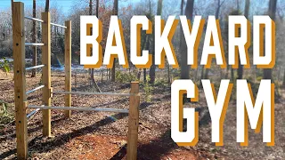 DIY Backyard Gym