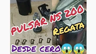 COMO HACER LLAVE A MOTO PULSAR NS 200😱😱PASO A PASO🔑regata..