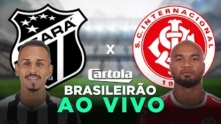 CEARÁ 1 x 1 INTERNACIONAL Brasileirão Série A 2022 + Parciais Cartola FC 15ª Rodada | Narração