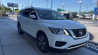 2019 Nissan Pathfinder S SUV White