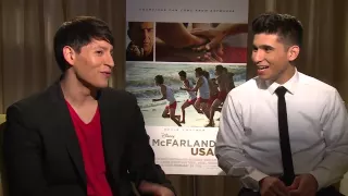 McFarland USA: Talking to two young stars in this Kevin Costner movie