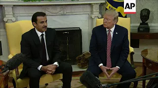 Trump Welcomes Emir of Qatar to White House