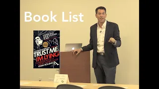 Vance Crowe Book List: Trust Me, I'm Lying" by Ryan Holiday.