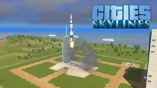 Cities Skylines - Пуск ракеты, две грозы подряд! #21