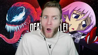 WHY DOES THE SWORD HAVE A MOUTH?!?! Reacting to "Venom vs Crona Death Battle"