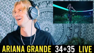 Producer Reacts to Ariana Grande - 34+35 (Official Live Performance)