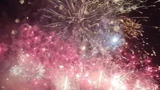 Feuerwerk Mainfest 2023 Frankfurt am Main mit heftigem Finale 2160p