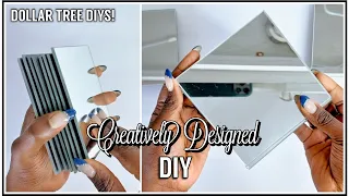 New Dollar Tree DIY High end Home Decor Project Ideas | using square mirrors