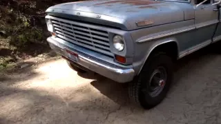 1967 Ford 300 straight six engine and exaust sound