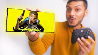 Running Cyberpunk 2077 on SmartPhone at Max Settings !