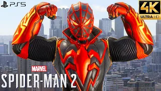 Marvel's Spider-Man 2 PS5 - S.T.R.I.K.E. Suit Free Roam Gameplay (4K 60FPS)