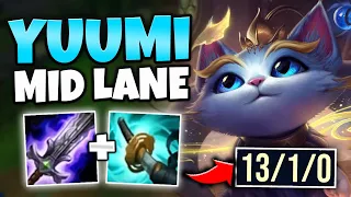 WTF?! AD YUUMI MID LANE IS ACTUALLY GOOD? ATTACH TO YOUR GANKS (QUADRA KILL) - League of Legends