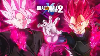 NEW Goku Black & Vegeta (Ultra Supervillain) Gameplay DLC | Dragon Ball Xenoverse 2 Future Saga