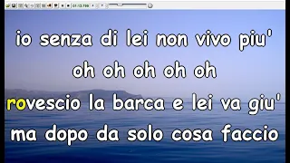 Adriano Celentano - La barca  (Karaoke  Devocalizzata)