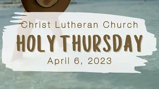 Holy Thursday | Sermon Matthew 26: 17-29