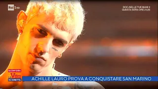 Eurovision: Achille Lauro prova a conquistare San Marino - La vita in diretta 10/02/2022