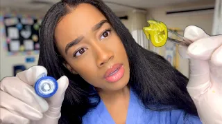 ASMR Getting Something Out Of Your Ear P2 👂🤏🏽 ASMR School Nurse Role-play