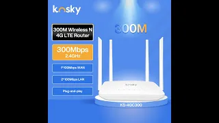 Kosky’s KS-4GC300 set up video #kosky#4g#wifi#router#lte#data#gaming#soho#office#home#koskyglobal