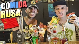 PROBANDO COMIDA RUSA RARA... MUY RARA