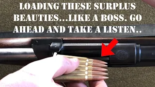 ASMR For Military Surplus Nerds:  Loading Old Surplus Rifles.