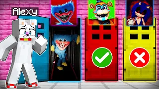 ¡NO ELIJAS LA PUERTA EQUIVOCADA! 😰🚪 HUGGY WUGGY VS FREDDY VS SONIC.EXE - Alexy