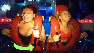 Slingshot Ride Girl Fail Compilation | Funny and Shocking Moments #40