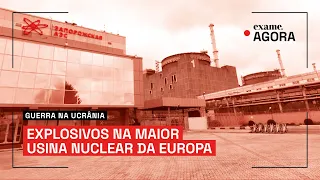 Ucrânia acusa Rússia de colocar explosivos na maior usina nuclear da Europa