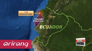 Devastating quake hits Ecuador...State of emergency declared