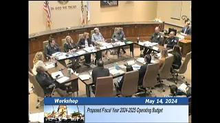 Special City Council Meeting Operating Budget Workshop - May 14, 2024