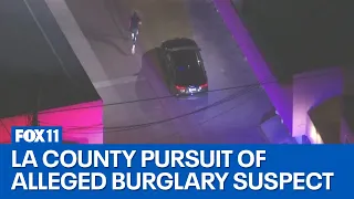 Police chase involving possible home invasion suspect