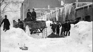 АСМР. Великая метель 1888 года в США. ASMR about great snow storm in 1888.