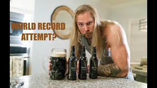 3 Beers in under 7 seconds... Guinness World Record Attempt