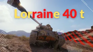 Lorraine 40 t: Gold Noob - World of Tanks