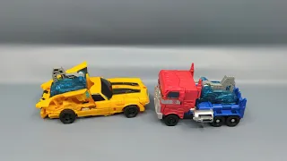Chuck's Reviews Transformers Rise of the Beasts Energon Igniters Bumblebee and Optimus Prime