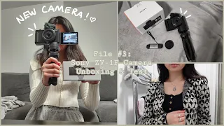 Sony ZV-1F vlogging camera unboxing and mini test 📷 | first camera