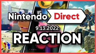 Nintendo Direct September 2022 REACTION HIGHLIGHTS (Pikmin 4, Zelda: Tears of the Kingdom, and MORE)