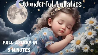 Lullaby Relaxing Music 🌜 Sleep Instantly Within 3 Minutes, Bedtime Lullabies, Baby Sleep Music☄️✨