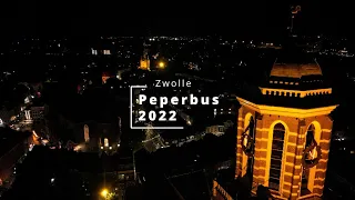 De Peperbus / Onze Lieve Vrouwetoren - Zwolle | 4K | Drone | 2022 | Night/Nacht