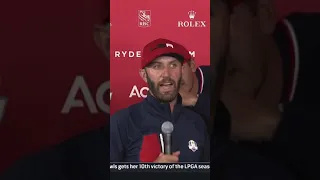 DRUNK Dustin Johnson answers Ryder cup press conference questions