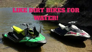 Exploring Apache Lake on Sea Doo Spark Trixx -  Like Riding a Dirt Bike on Water!