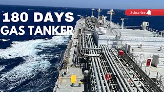 MY LIFE OF 180 DAYS ON GAS TANKER LPG🤞😏