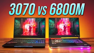 RTX 3070 vs RX 6800M - Nvidia or AMD Gaming Laptop?