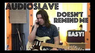 Guitar Lesson: How To Play Doesn't Remind Me By Audioslave