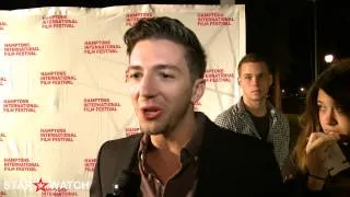 John Magaro red carpet interview at 20th annual Hamptons International Film Festival