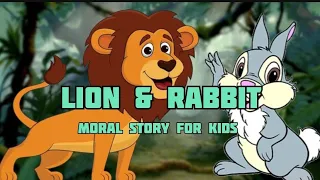 The Lion and The Rabbit#kidsstory#viral #moralstory#kidsfun#shortstories#trending#kids zone#stories