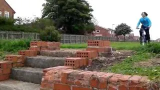 Bunny hop off stairs