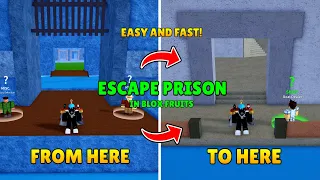 *BEST* WAY TO ESCAPE PRISON WITHOUT *DELETING YOUR FRUIT!* | Roblox Blox Fruits