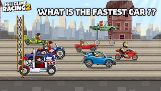 The FASTEST CAR in Hill Climb Racing 2 (DRAG RACING) - GamePlay