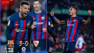 BARCELONA VS SEVILLA 3-0 : ALL GOALS & HIGHLIGHTS -2023